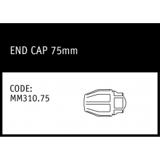 Marley Philmac End Cap 75mm - MM310.75